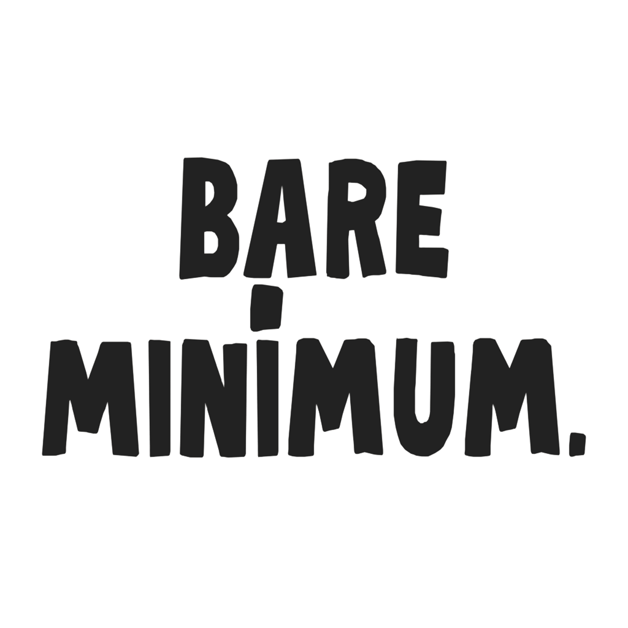 BARE MINIMUM Mission Logo